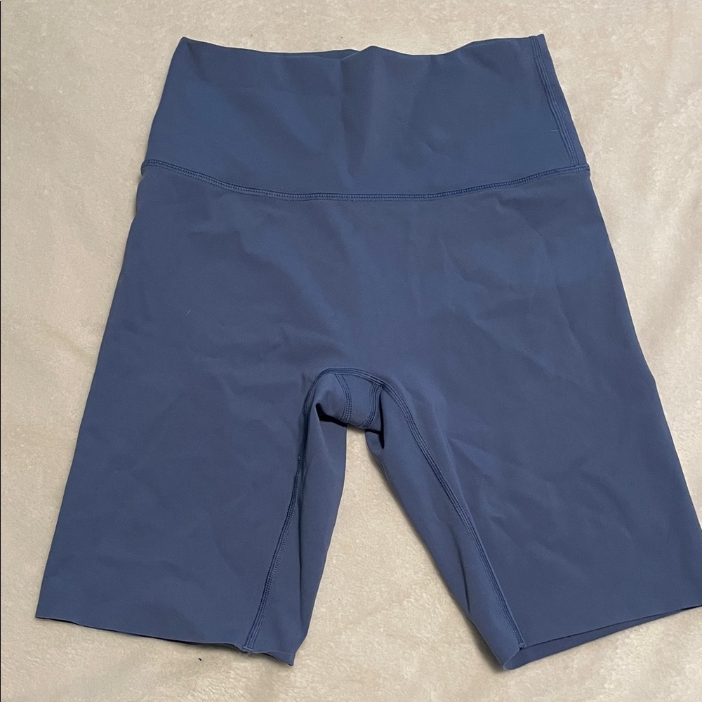 Offline by aerie Seamless Blue High-Waisted Biker Shorts
